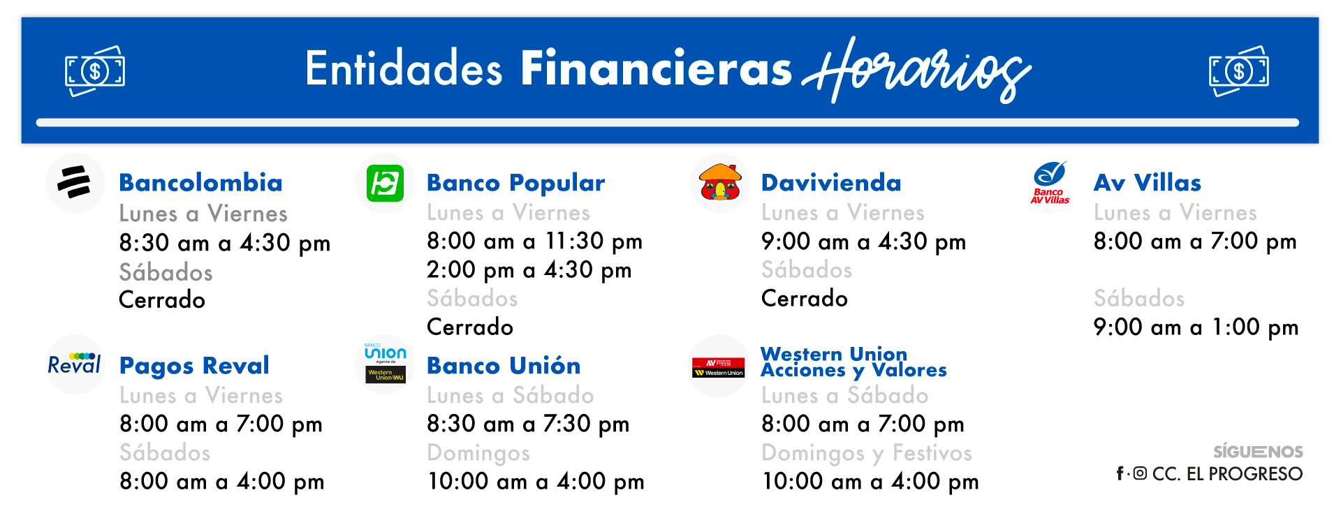 Horarios_Bancos_Dosquebradas Horarios bancos dosquebradas